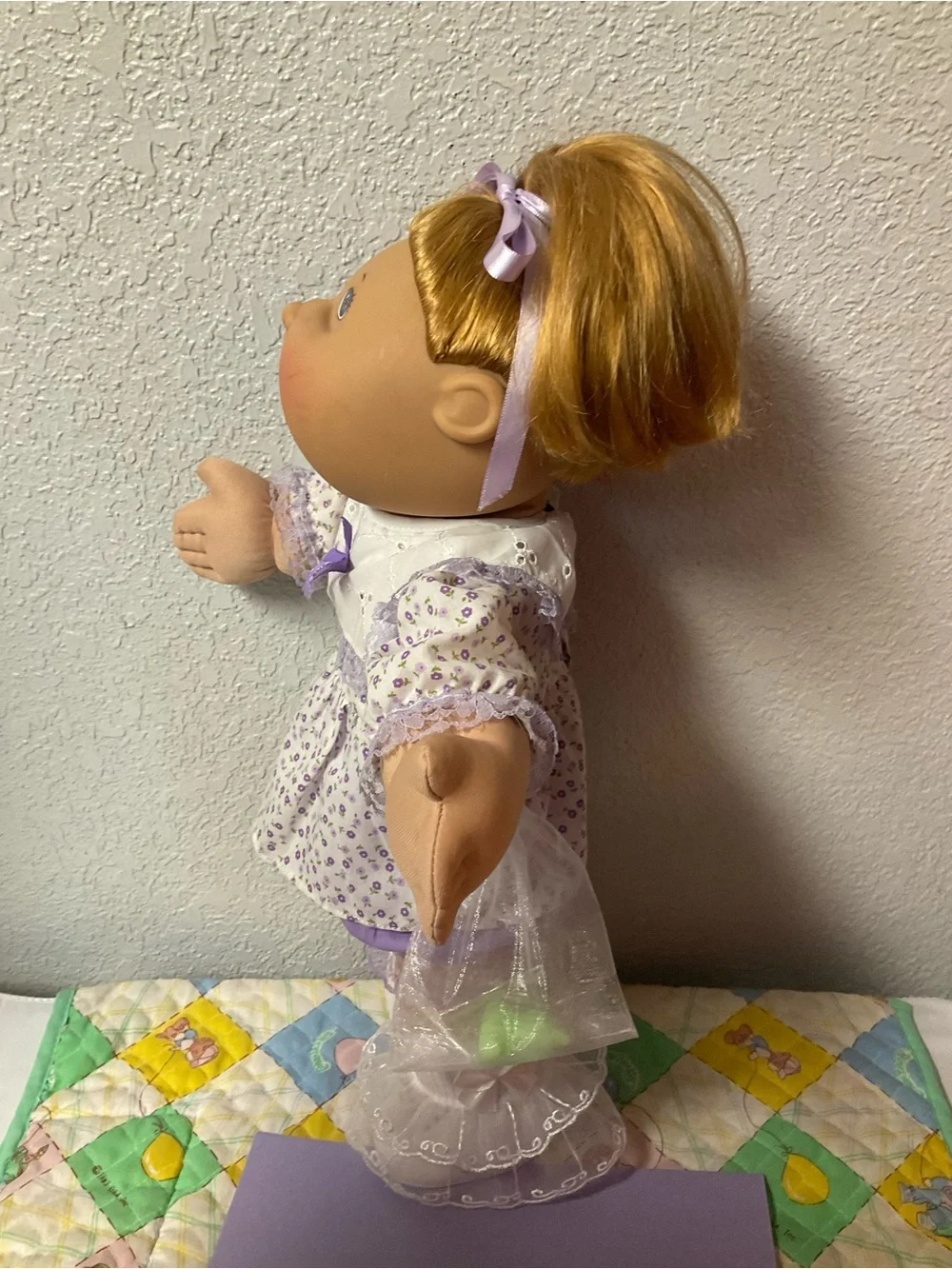 RARE VTG Cabbage Patch Kid Play Along Girl PA-25 Brown Hair Gray Eyes 2004